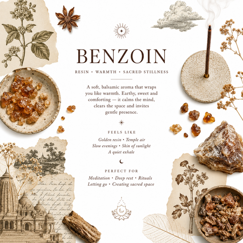 Benzoin Handcrafted Incense