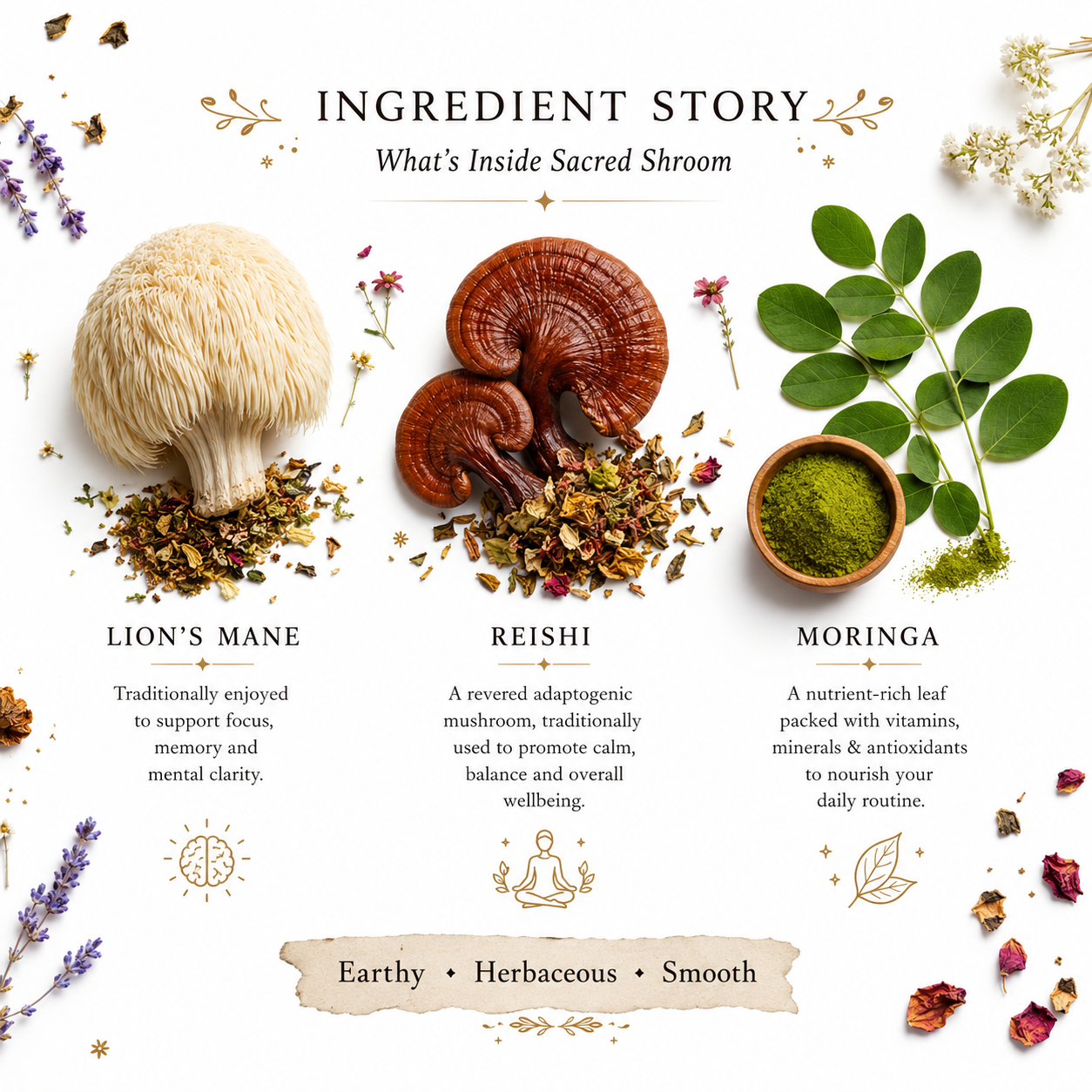 Sacred Shroom - Adaptogenic Mushroom Tea