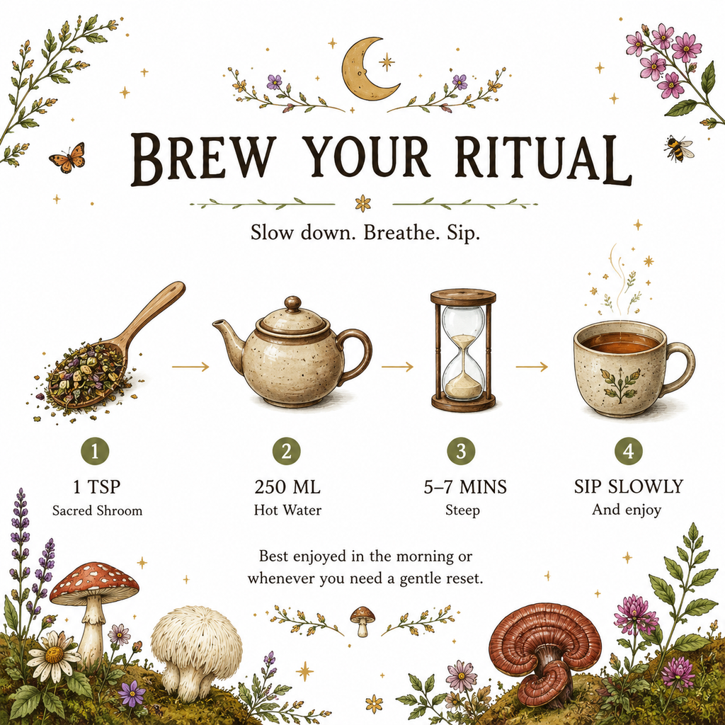 Sacred Shroom - Adaptogenic Mushroom Tea