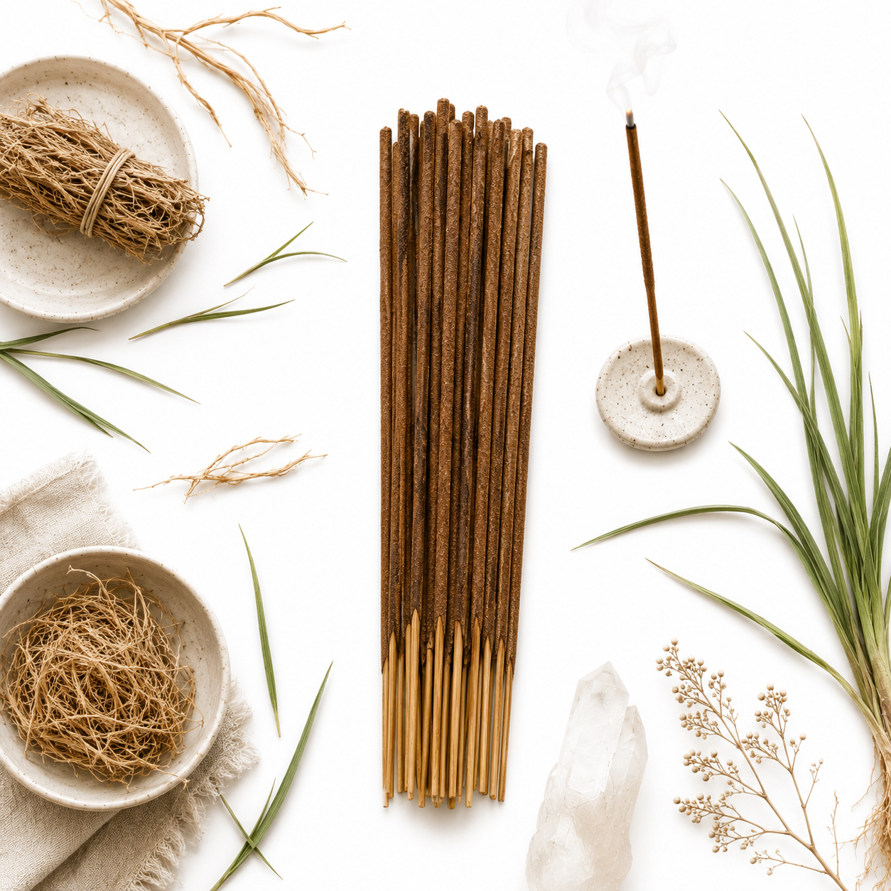 Vetiver Handcrafted Incense